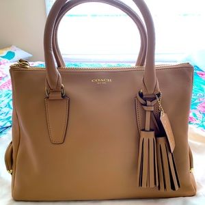 Coach Legacy Archive Purse Camel Leather